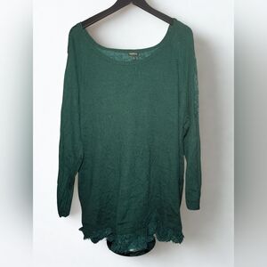 Torrid Green Lace Back Sweater – Size 3 (3X)